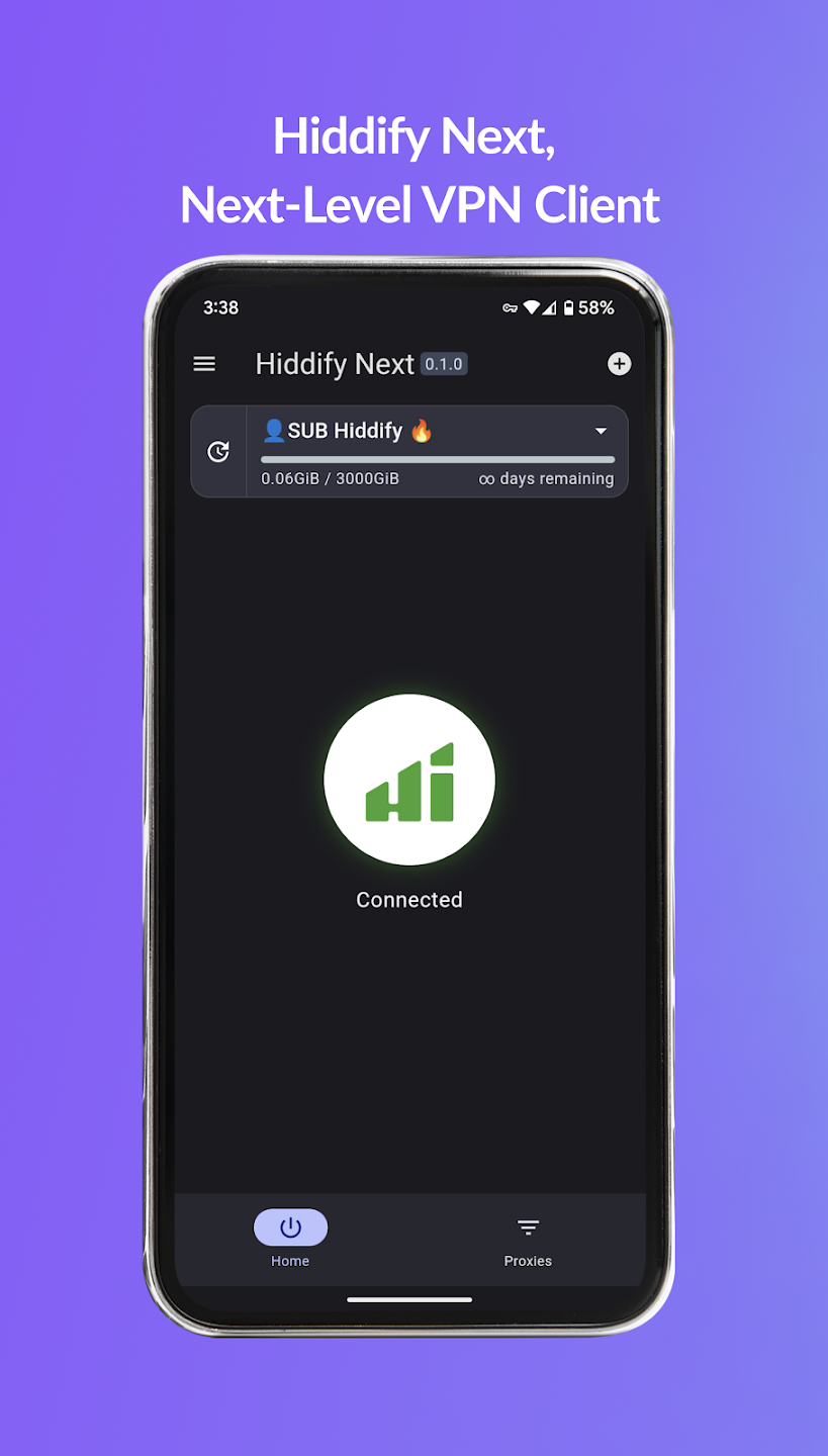Hiddify proxy vpn هیدیفای